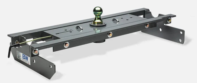 B&W Turnover Ball gooseneck hitch with 2-5/16" ball in raised position