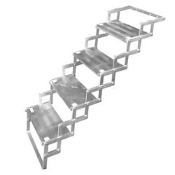 Torklift A7804 GlowStep Aluminum 4 Tread Entry Step for Slide In Truck Campers