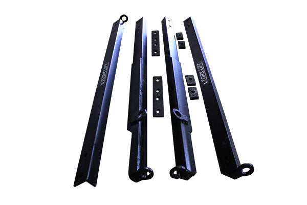 Torklift A7004 brackets fix the problem with many of the newer Dodge dual rear wheel trucks that have a clearance problem between the rear camper turnbuckle and over sized dually fenders