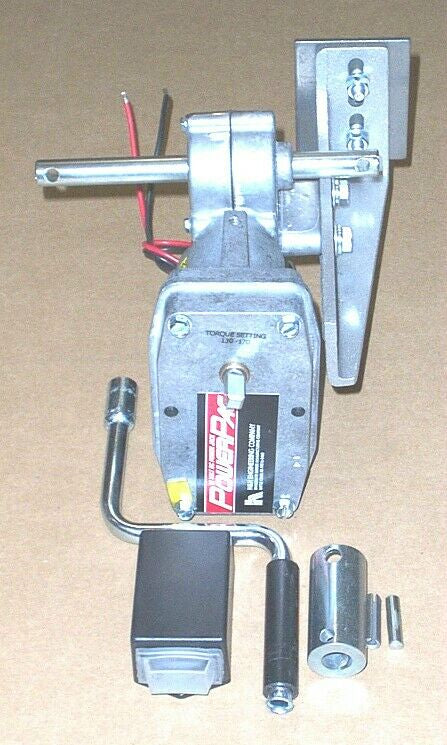 Gooseneck jack 12 volt power converion kit .