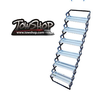Torklift A7806 GlowStep Aluminum 6 Tread Entry Step for Slide In Truck Campers